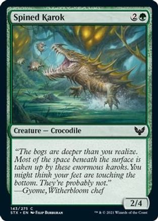 Spined Karok - #143 - C - King Gaming