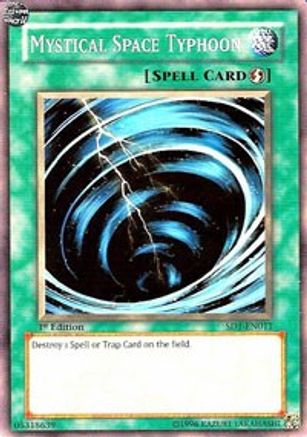 Mystical Space Typhoon - SD1-EN011 - King Gaming Mystical Space Typhoon - SD1-EN011 - King Gaming