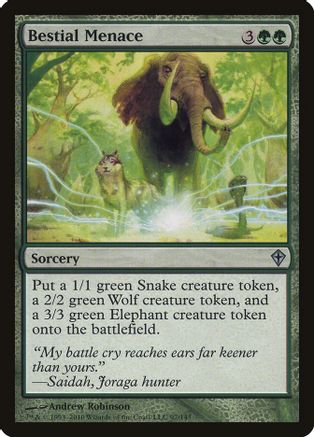 Bestial Menace - #97 - Foil - King Gaming