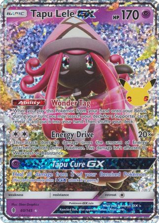 pokemon cards tapu lele Tapu Lele GX - 60/145 - Classic Collection