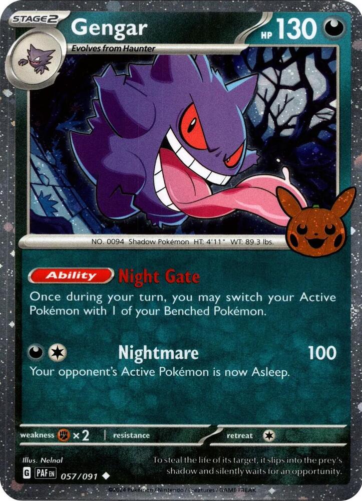 Gengar (Cosmos Holo) - 057/091 - Holo Rare - Geeked Out Goods