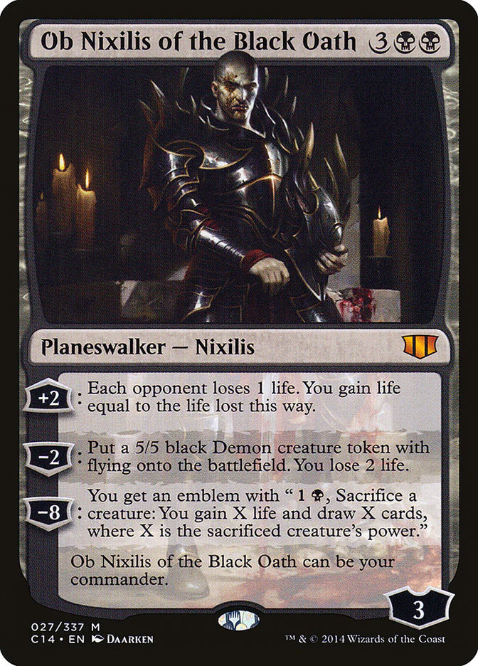 Ob Nixilis of the Black Oath - Geeked Out Goods