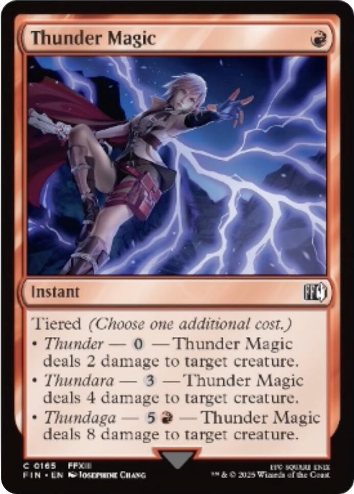 Thunder Magic - FINAL FANTASY - Geeked Out Goods