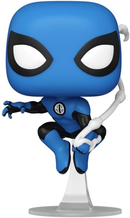 Funko Pop Marvel: The Fantastic Four - Spider-Man Blue Costume Exclusive - Geeked Out Goods