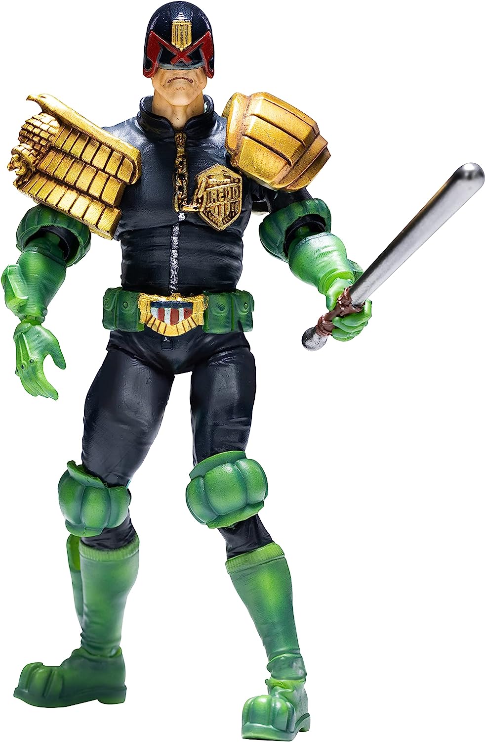 Hiya Toys Judge Dredd 1:18 Scale Exquisite Mini Action Figure Multicolor - King Gaming
