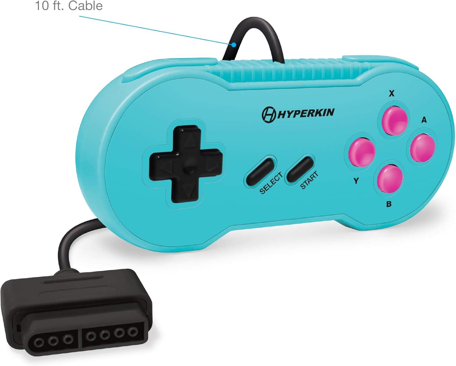 HYPER BEACH SCOUT PREMIUM WIRED SNES CONTROLLER - Geeked Out Goods