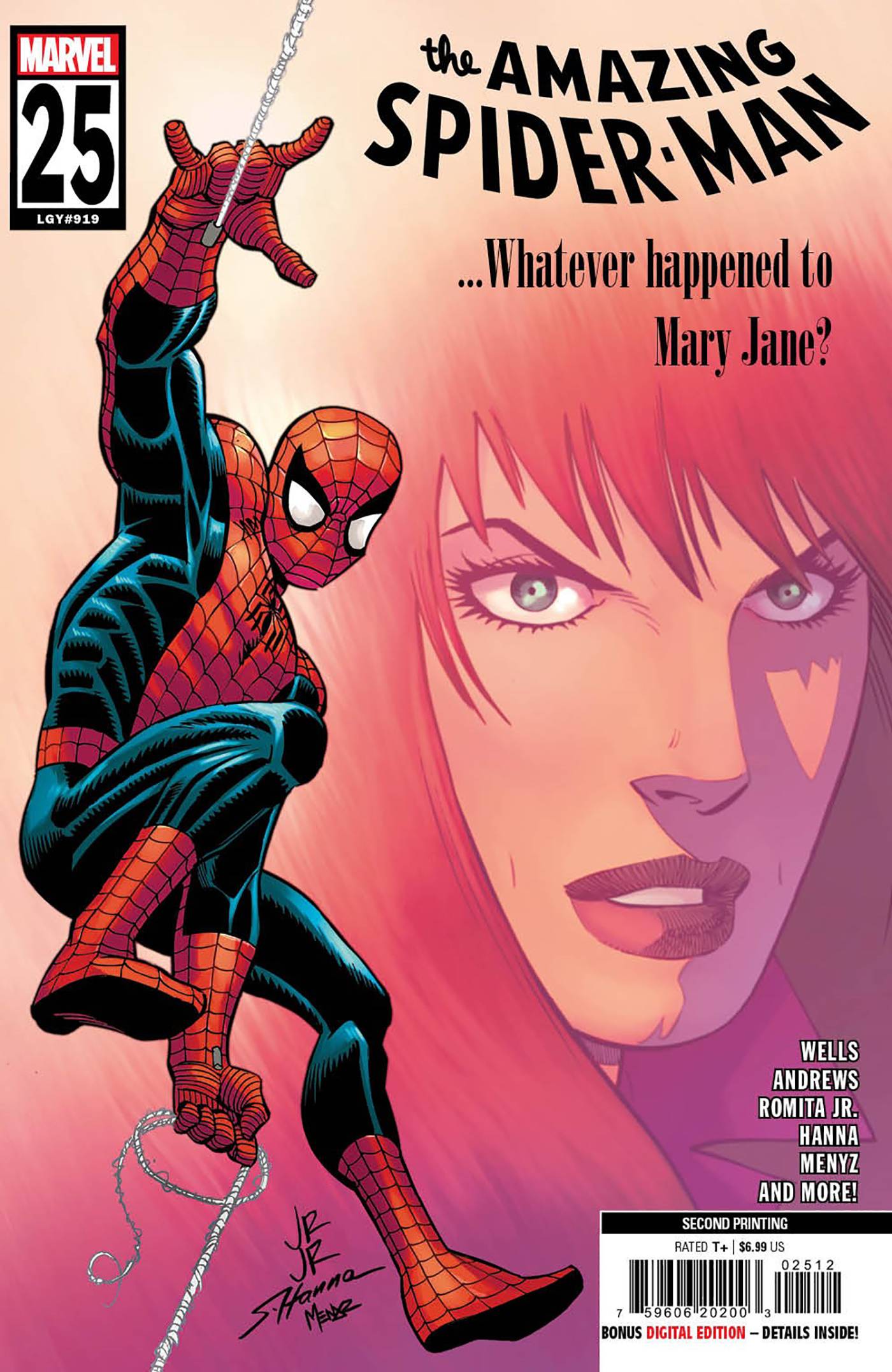 AMAZING SPIDER-MAN #25 2ND PTG JOHN ROMITA JR VAR - King Gaming