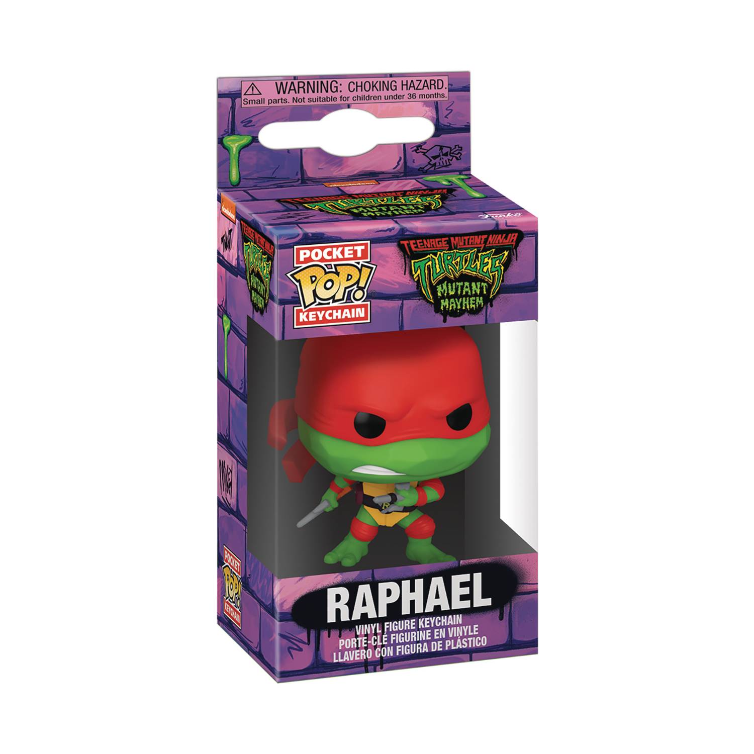 Funko Pop! Keychain: Teenage Mutant Ninja Turtles: Mutant Mayhem - Raphael - King Gaming