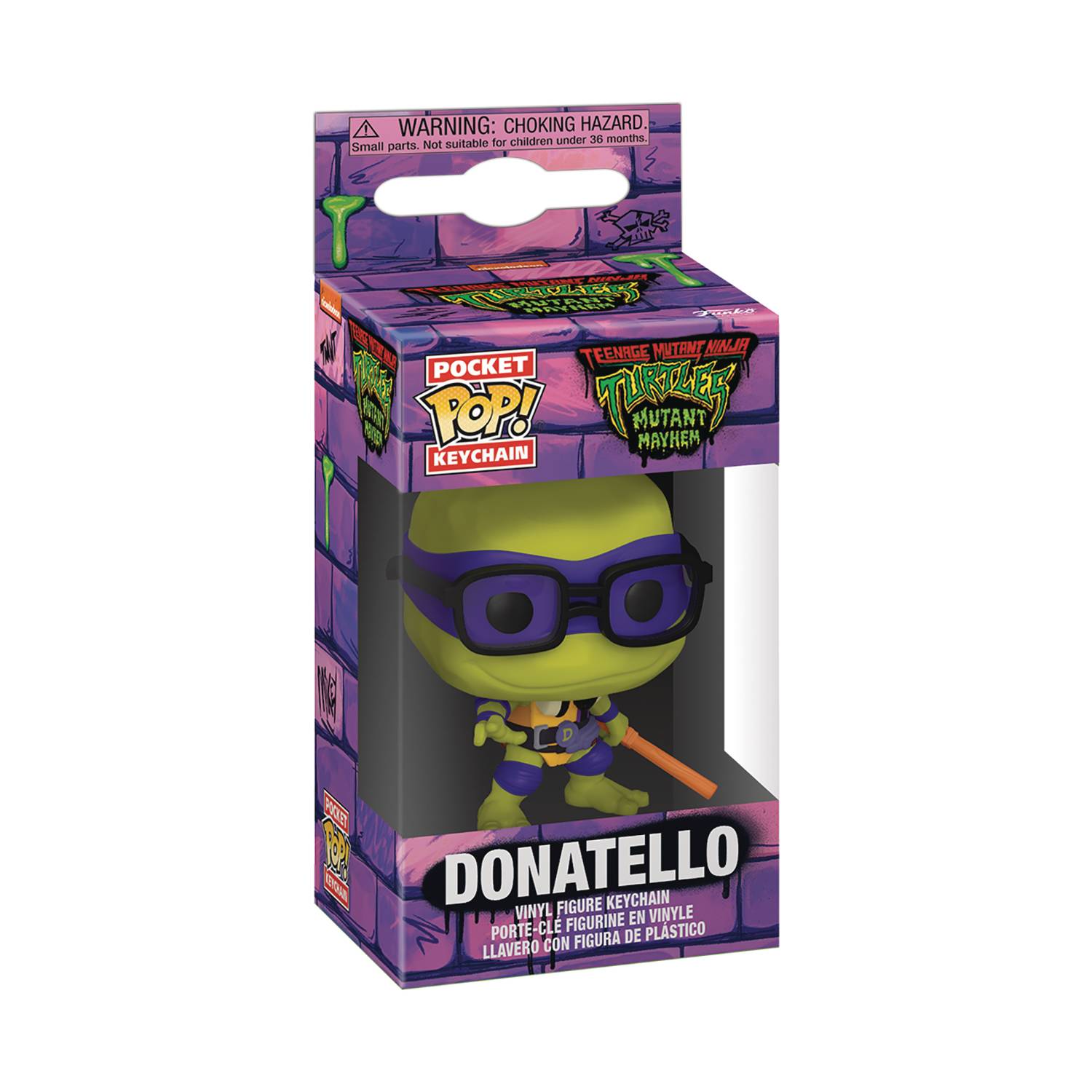 Funko Pop! Keychain: Teenage Mutant Ninja Turtles: Mutant Mayhem - Donatello - King Gaming