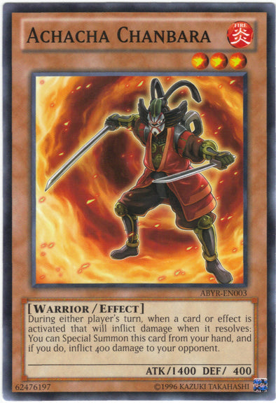 Achacha Chanbara - Common - Yu-Gi-Oh King Gaming