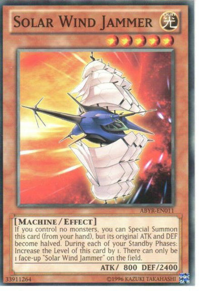 Solar Wind Jammer - Common - Yu-Gi-Oh King Gaming