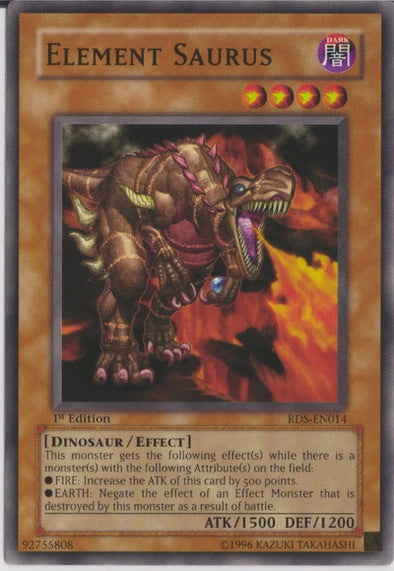 Element Saurus - Common - Yu-Gi-Oh King Gaming