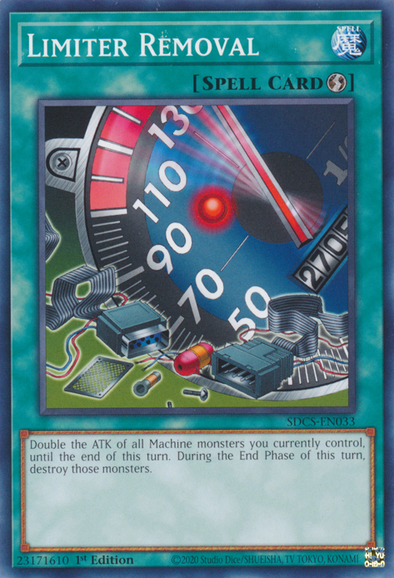 Limiter Removal - Common - Yu-Gi-Oh King Gaming