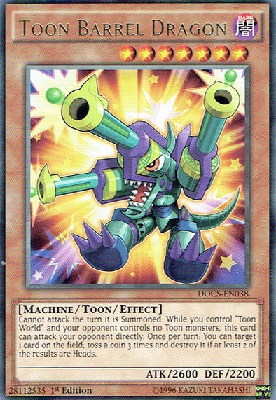 Toon Barrel Dragon - Rare - King Gaming