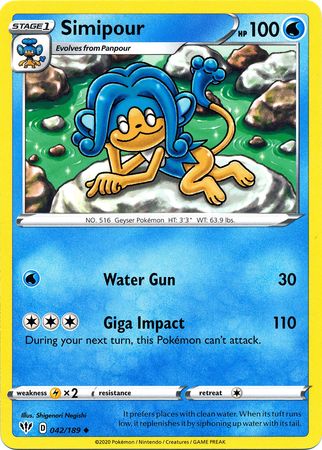 Simipour - 42/189 - Uncommon - King Gaming