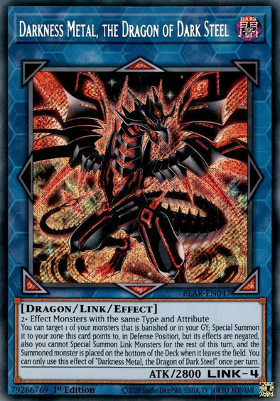 Darkness Metal, The Dragon of Dark Steel - Secret Rare - King Gaming