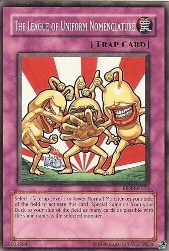 The League Of Uniform Nomenclature - Common - Yu-Gi-Oh King Gaming