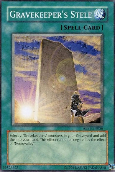 Gravekeeper's Stele - Common - Yu-Gi-Oh King Gaming