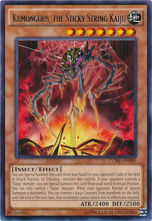 Kumongous, The Sticky String Kaiju - Rare - King Gaming