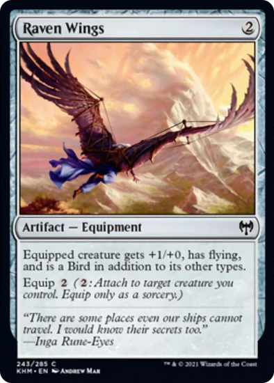 Raven Wings - C #243 King Gaming