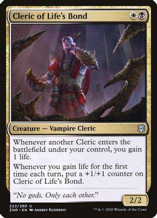 Cleric of Life's Bond - U #222 King Gaming