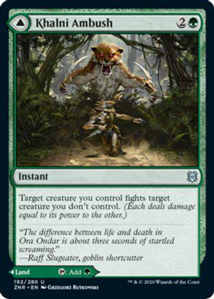 Khalni Ambush // Khalni Territory - U #192 King Gaming