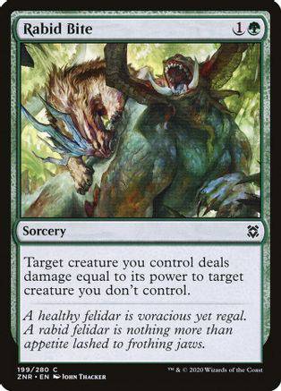 Rabid Bite - C #199 King Gaming