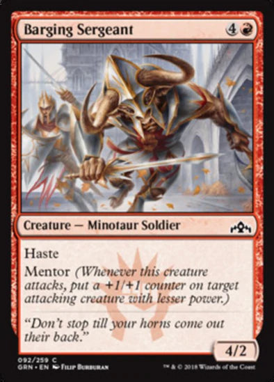 Barging Sergeant - C #92 King Gaming