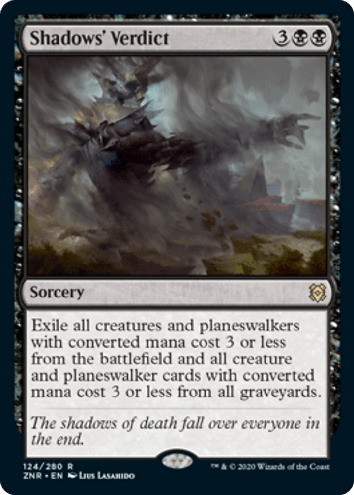 Shadows' Verdict - NM - R King Gaming