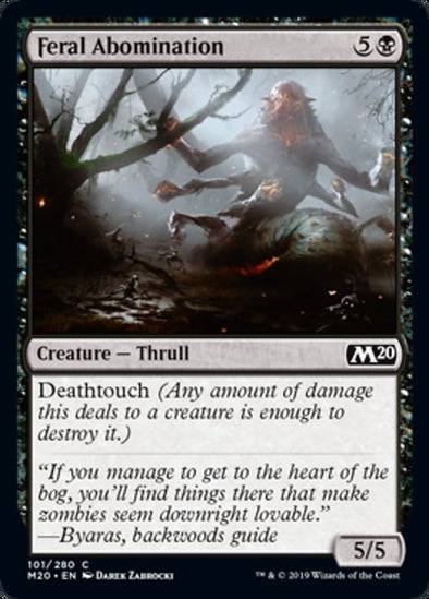 Feral Abomination - C #101 King Gaming