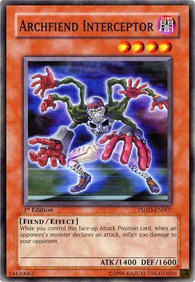 Archfiend Interceptor - Condition - Yu-Gi-Oh King Gaming