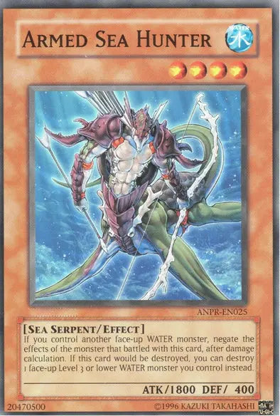 Armed Sea Hunter - Common - Yu-Gi-Oh King Gaming