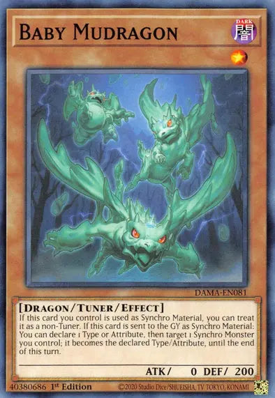 Baby Mudragon - Common - Yu-Gi-Oh King Gaming