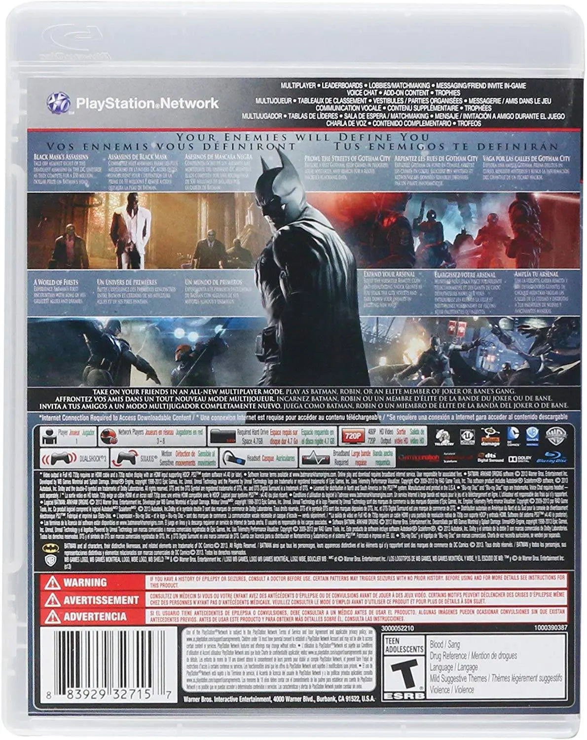 Batman: Arkham Origins - PlayStation 3 - Used King Gaming