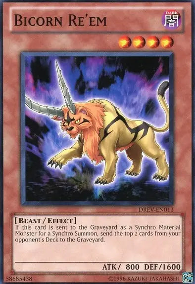 Bicorn Re'em - Common - Yu-Gi-Oh King Gaming