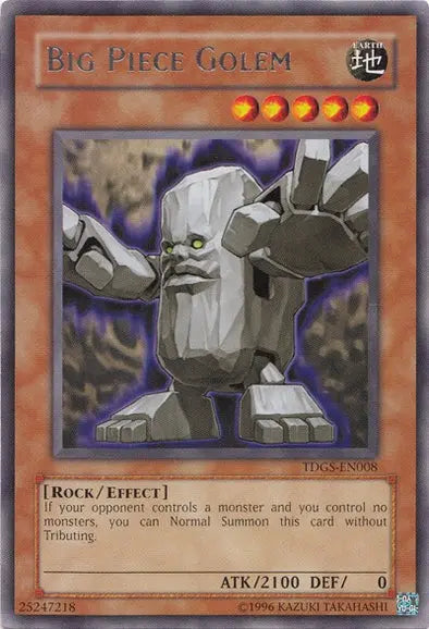 Big Piece Golem - Rare - Yu-Gi-Oh King Gaming