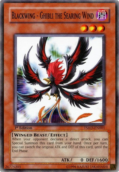Blackwing - Ghibli The Searing Wind - Common - Yu-Gi-Oh King Gaming