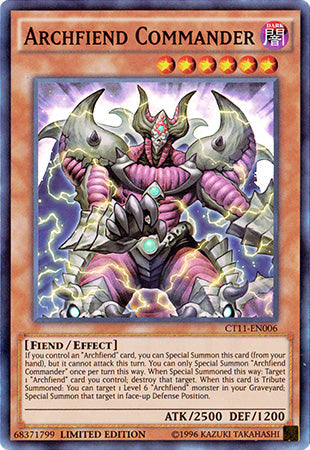 Archfiend Commander - Super Rare - King Gaming