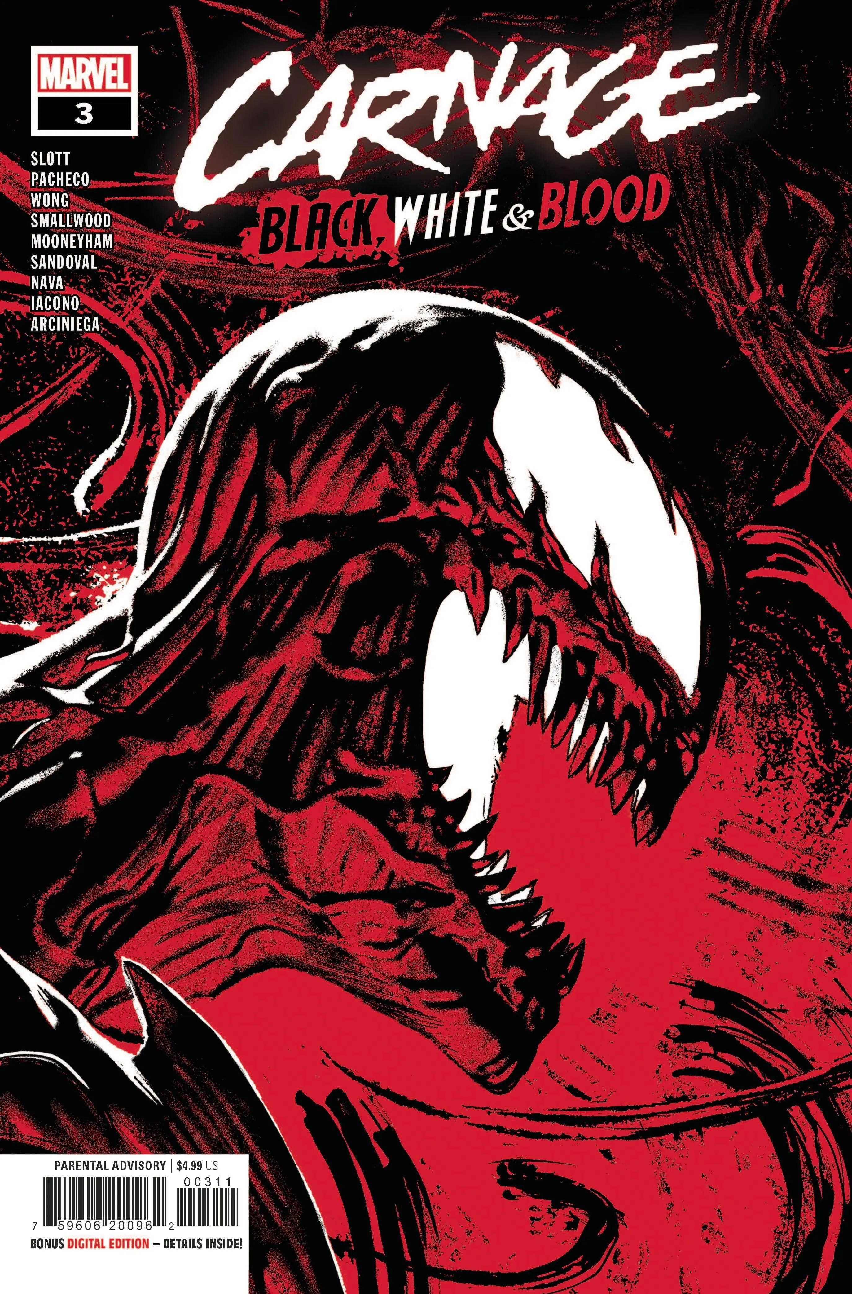 Carnage Black White & Blood #3 (OF 4) King Gaming