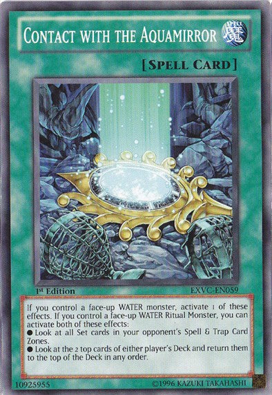 Contact With The Aquamirror - Common - Yu-Gi-Oh King Gaming