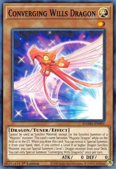 Converging Wills Dragon - Common - Yu-Gi-Oh King Gaming