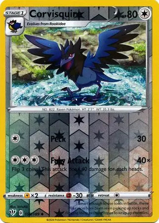 Corvisquire 155/189 - Uncommon - Reverse Holo King Gaming