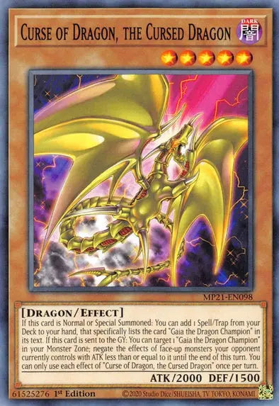 Curse Of Dragon, The Cursed Dragon - Common - Yu-Gi-Oh King Gaming