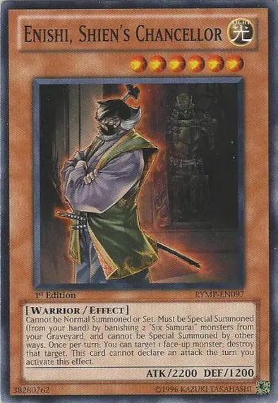 Enishi, Shien's Chancellor - Common - Yu-Gi-Oh King Gaming