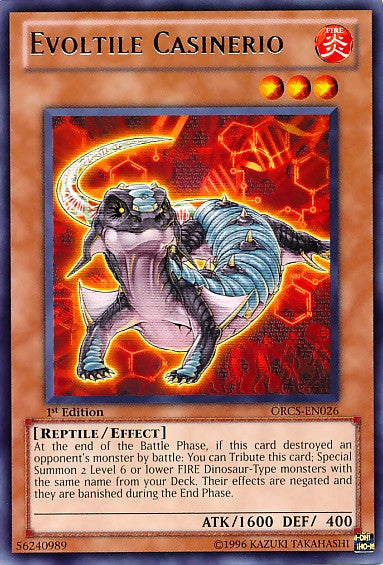 Evoltile Casinerio - Rare - Yu-Gi-Oh King Gaming