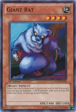 Giant Rat - Common - Yu-Gi-Oh King Gaming