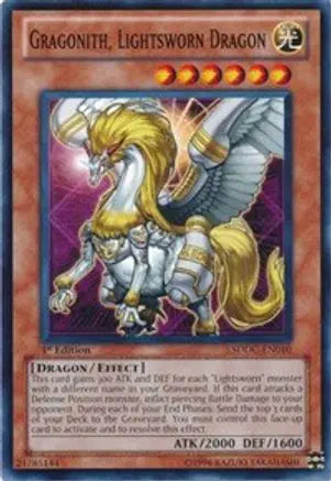 Gragonith, Lightsworn Dragon - Common - Yu-Gi-Oh King Gaming