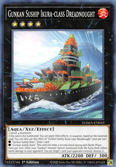 Gunkan Suship Ikura-Class Dreadnought - Common - Yu-Gi-Oh King Gaming