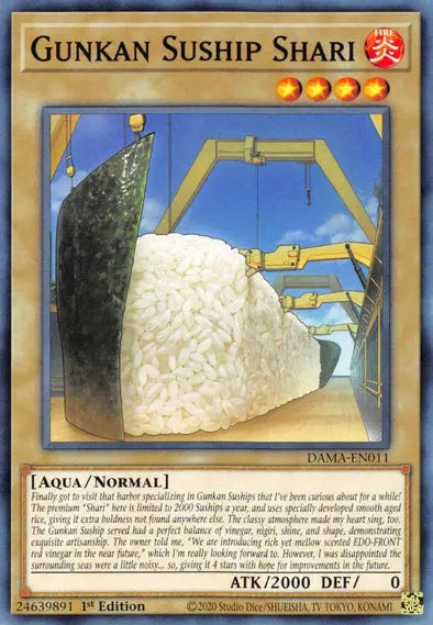 Gunkan Suship Shari - Common - Yu-Gi-Oh King Gaming