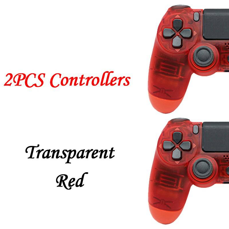2PCS Joystick PS4 Wireless Game Controller For Sony Controller Bluetooth Vibration Gamepad For PS4 Console King Gaming